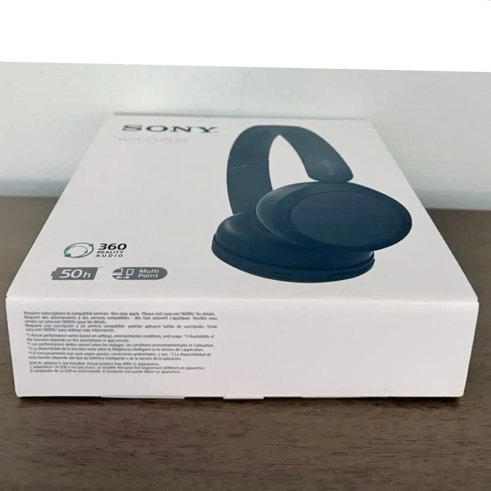 Sony WH-CH520 Wireless Bluetooth On-Ear Headphones Black New Sealed AUTHENTIC